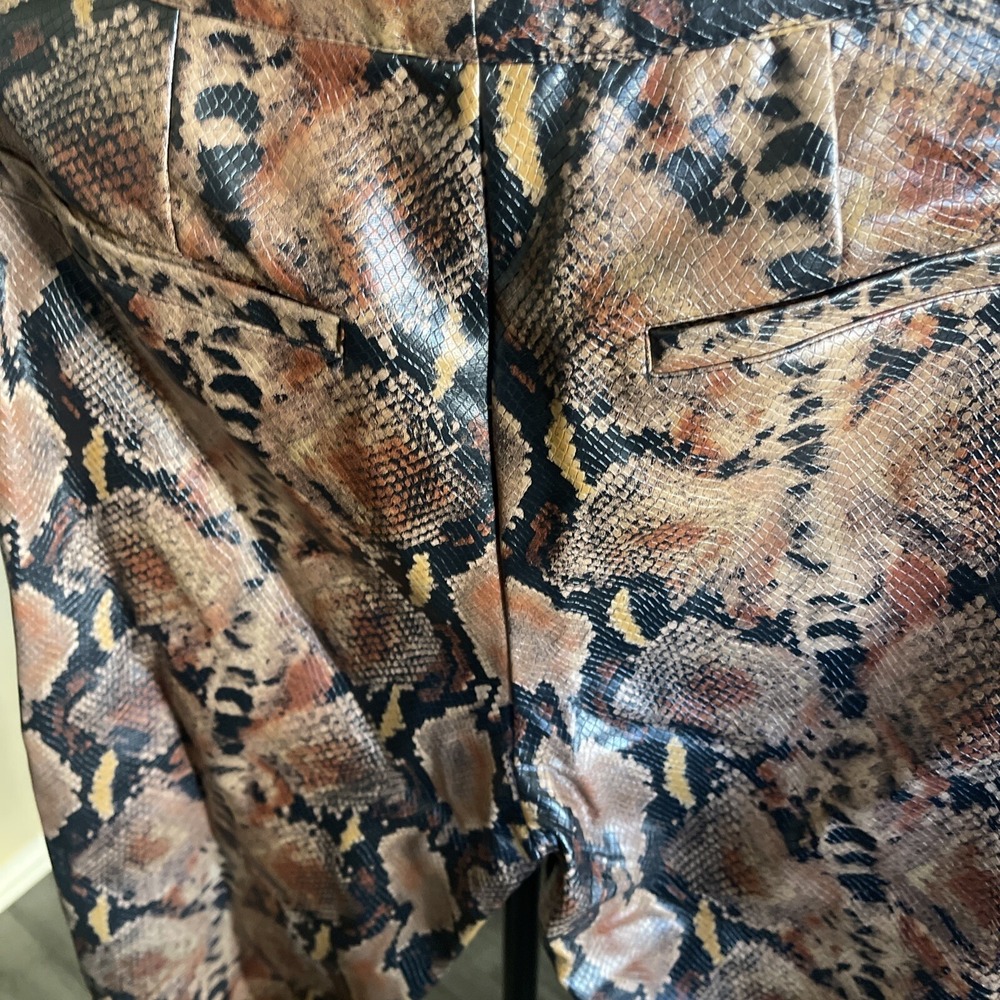 Rony Kobo Snake Print Pants Size Small - Picture 7 of 10